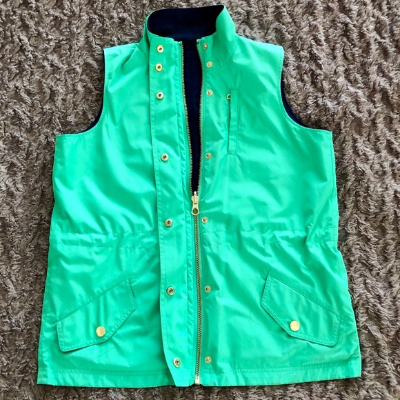 Ralph Lauren reversible blue & green vest Size S - Picture 4 of 5